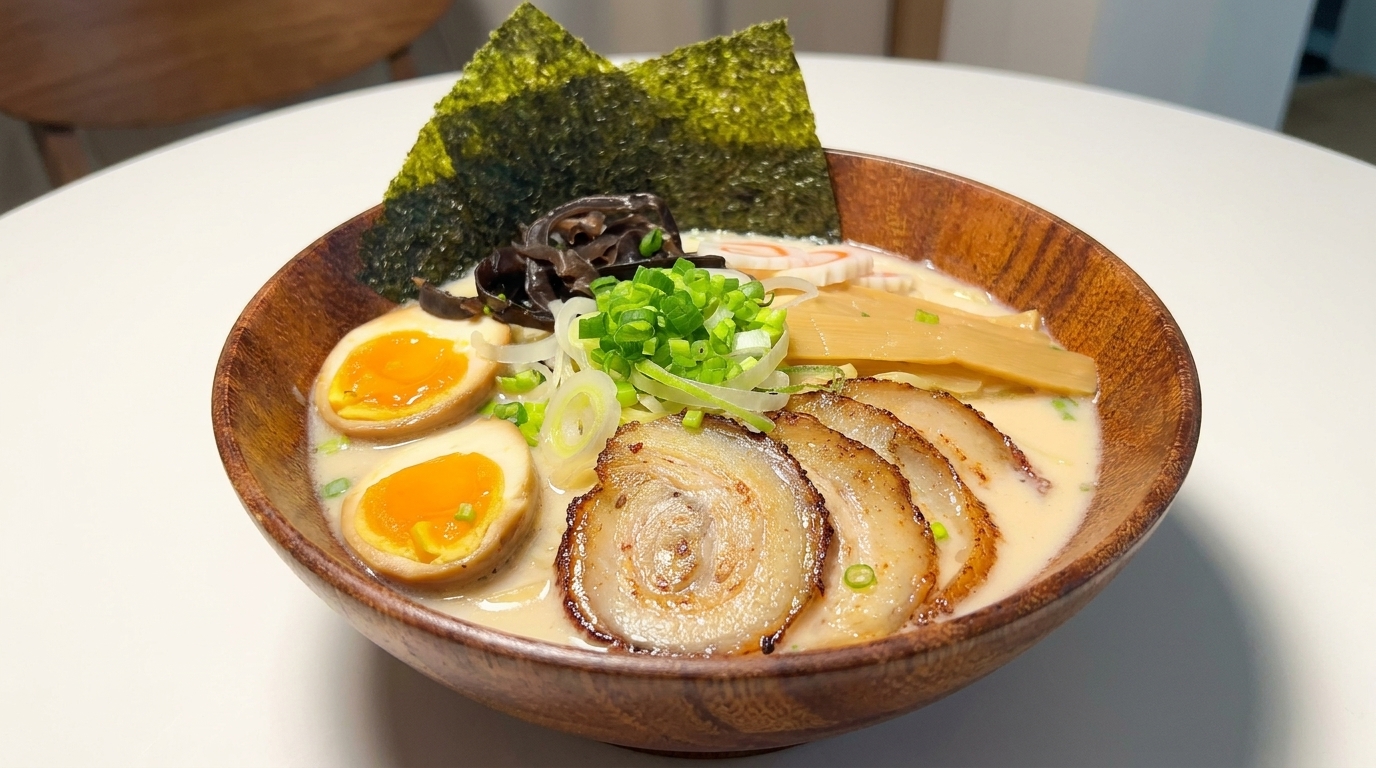 Rich and Creamy Japanese Tonkotsu Ramen