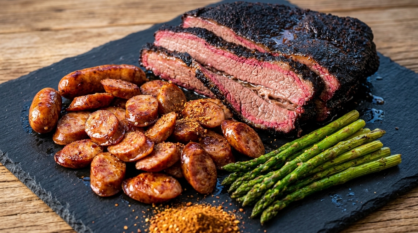 Slow-Smoked American Barbecue Beef Chuck