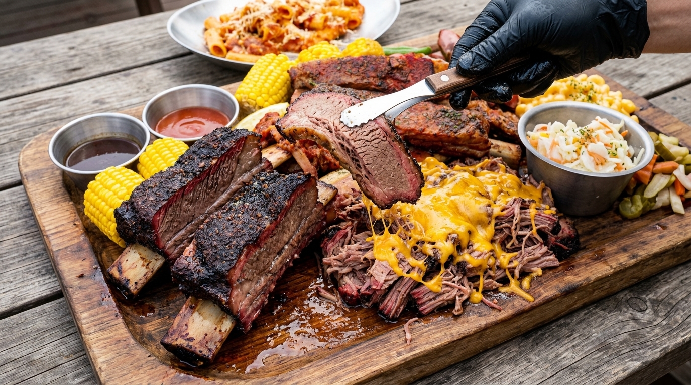 Ultimate Texas BBQ Brisket & Beef Ribs