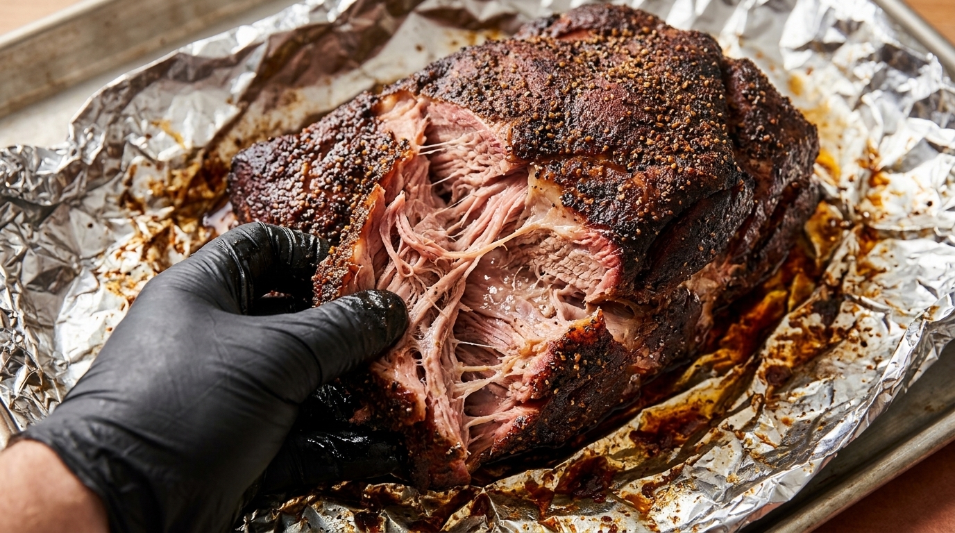 American-Style Slow-Baked Pulled Pork