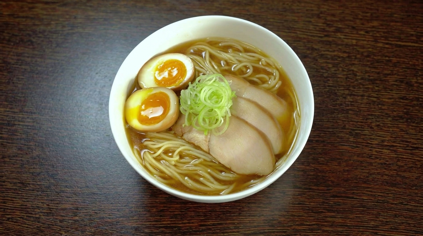 Clear Chicken Broth Shoyu Ramen