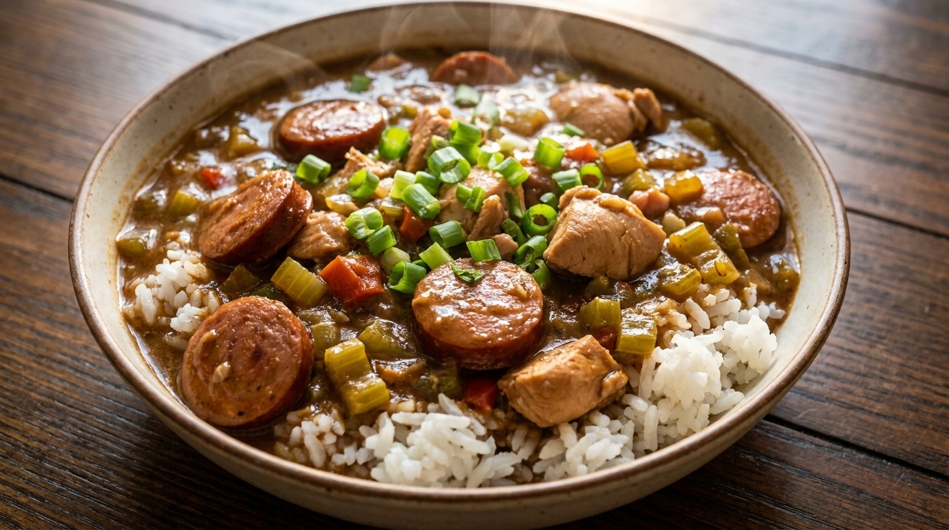 Authentic Louisiana Cajun Gumbo