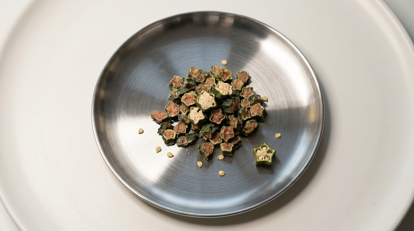 Dehydrated Okra & Chicken Dog Treats