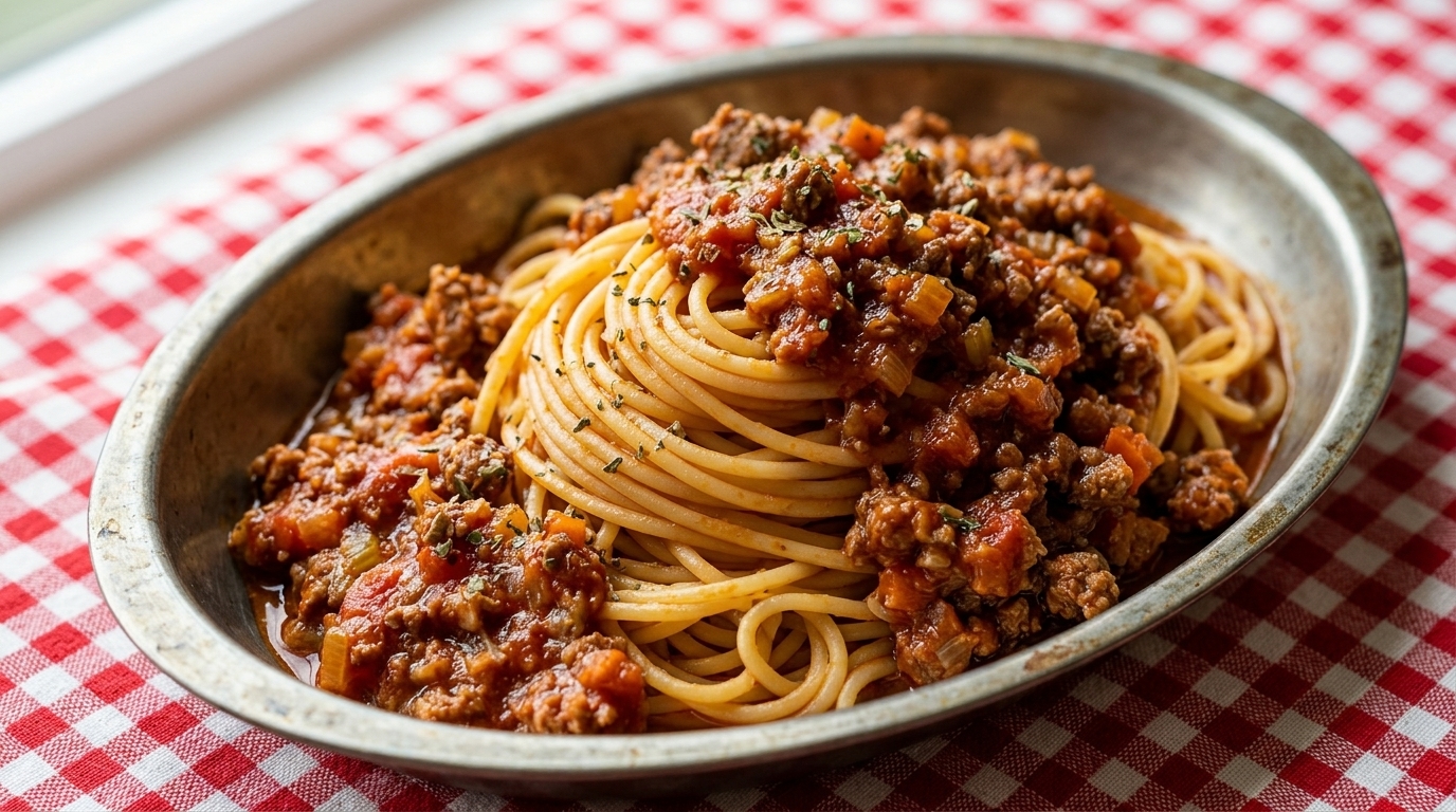 Rich Asian-Style Spaghetti Bolognese