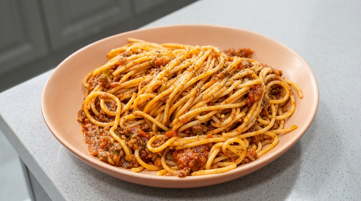 Rich Homemade Spaghetti Bolognese (Tomato Meat Sauce)