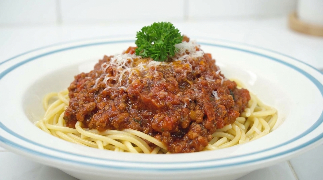Traditional Spaghetti Bolognese (Ragù alla Bolognese)
