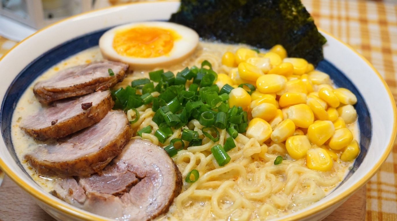 Rich & Creamy Japanese Tonkotsu Ramen with Homemade Chashu