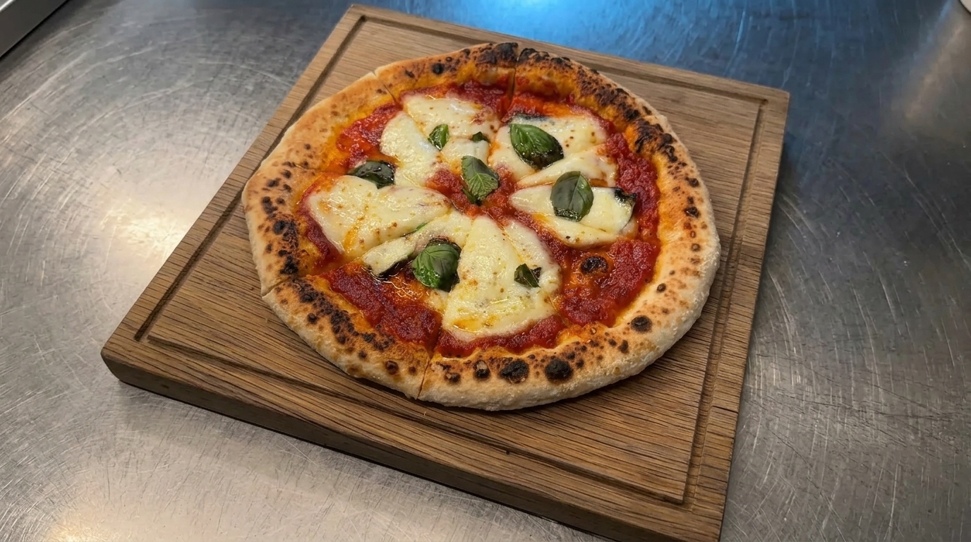 Classic Margherita Pizza with Buffalo Mozzarella