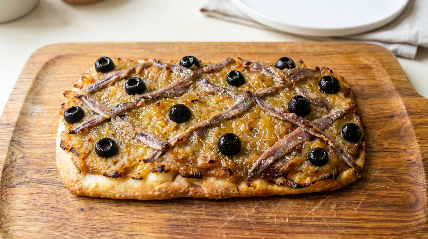 Authentic Pissaladière (French Onion and Anchovy Flatbread)