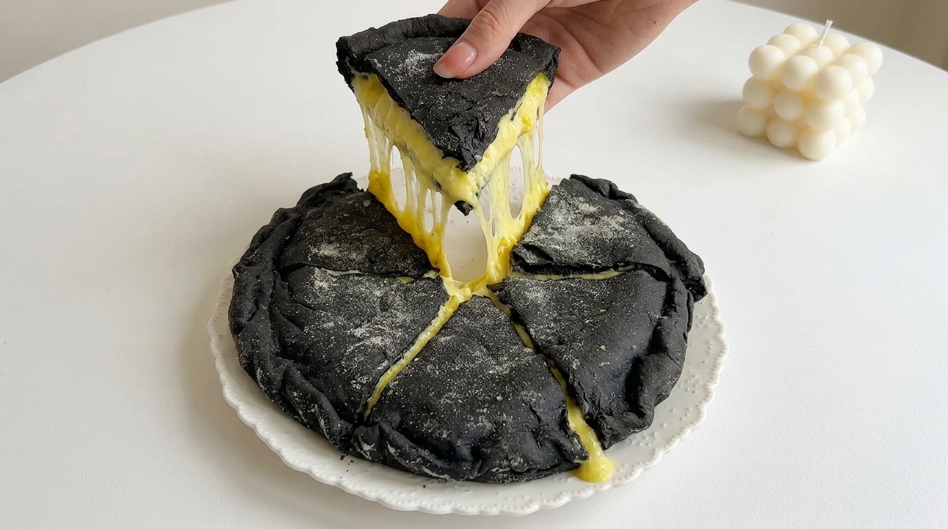 Black Gold Durian Stuffed Pizza