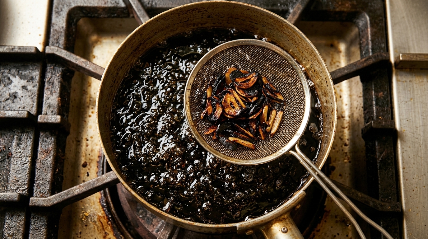 Authentic Japanese Black Garlic Oil (Mayu)