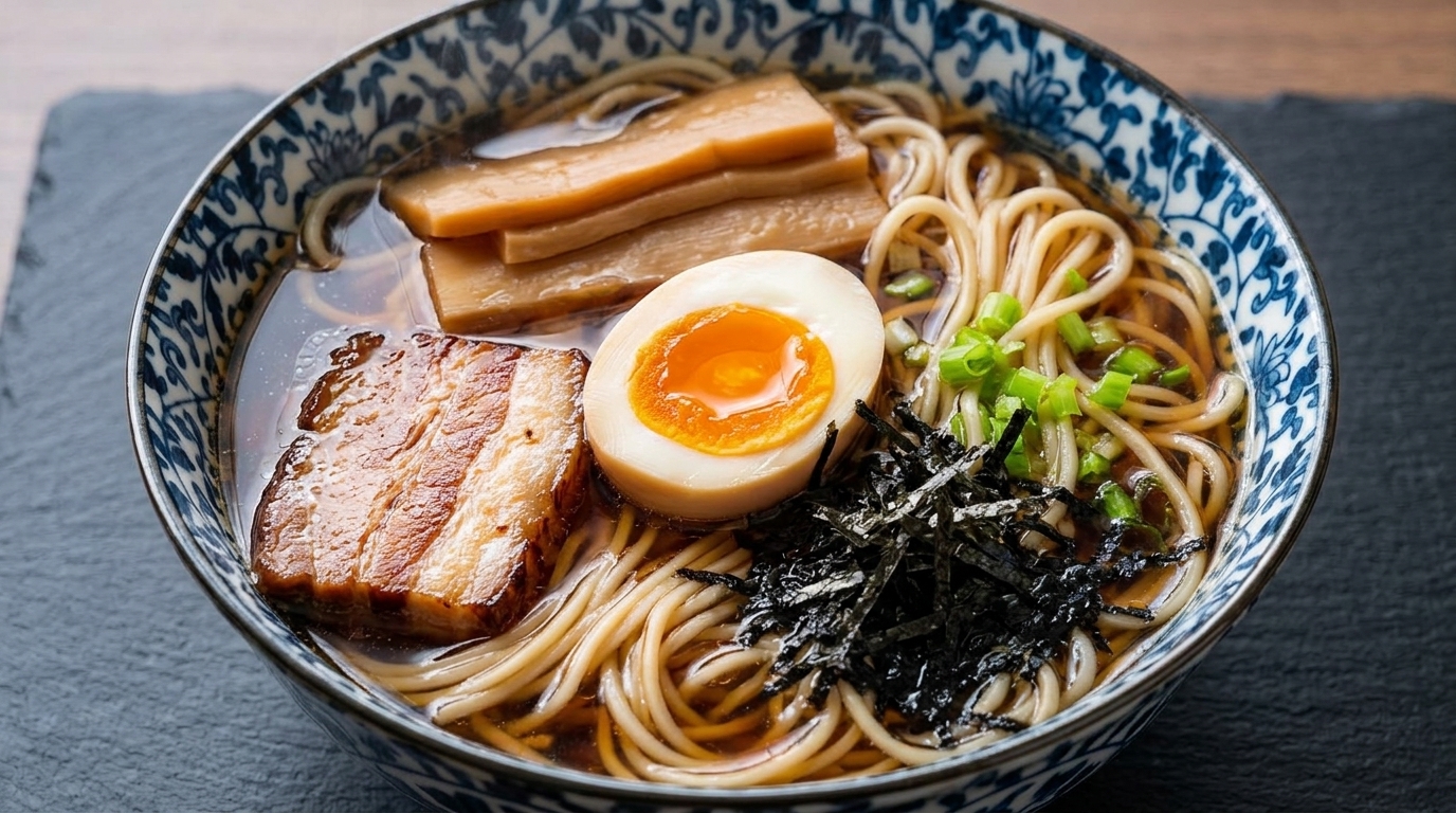 Quick & Authentic Japanese Soy Sauce Ramen (Shoyu Ramen)