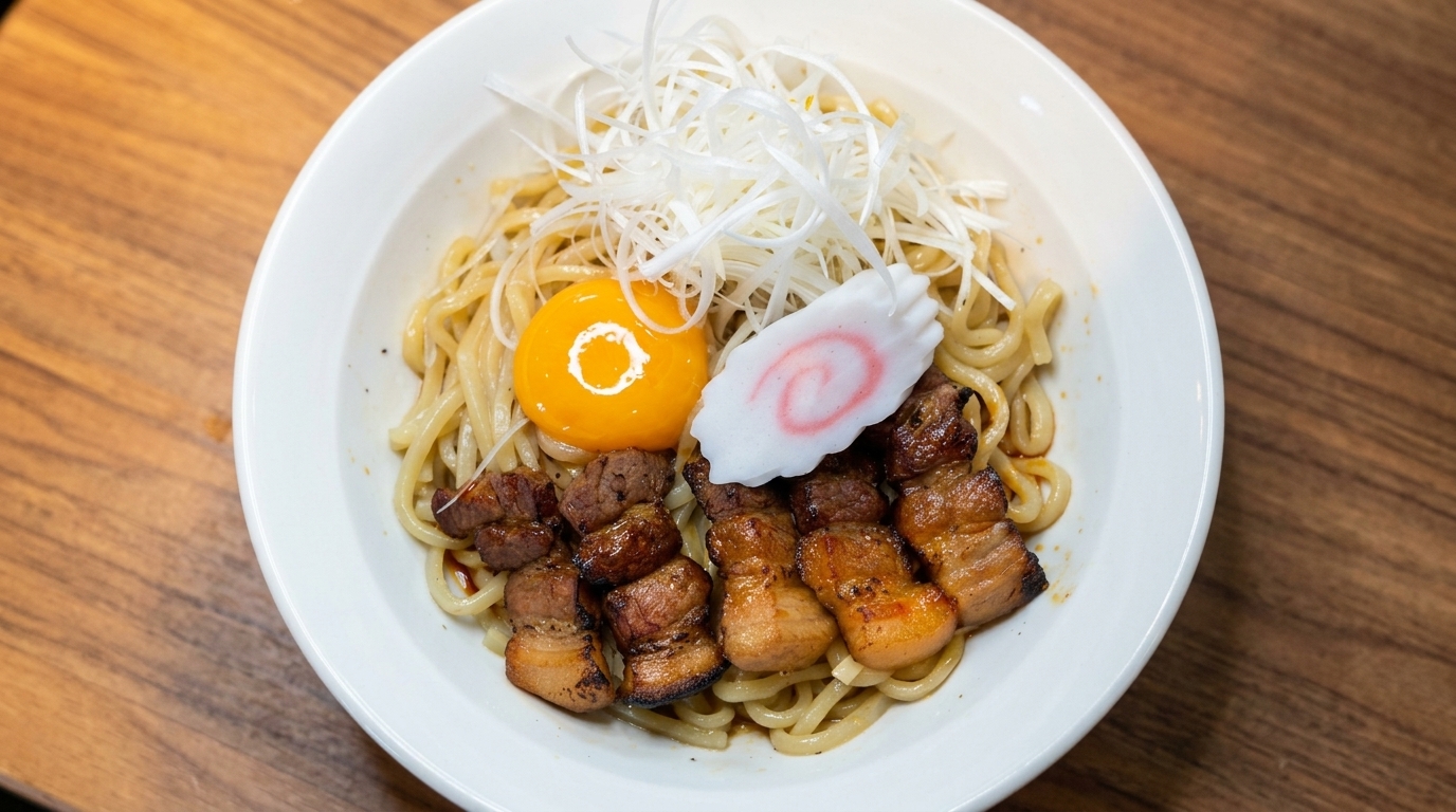 Authentic Abura Soba (Japanese Soupless Oil Noodles)