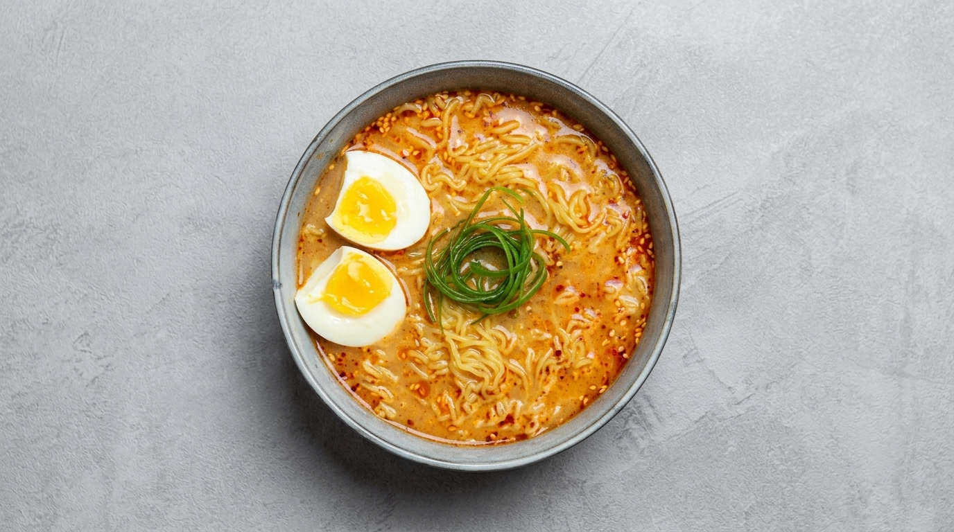 Quick Homemade Spicy Miso Ramen