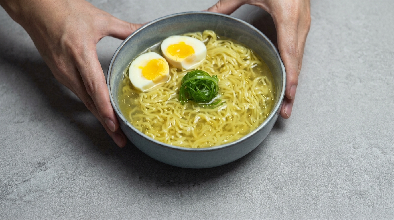 Quick Homemade Shio Ramen (Salt-Flavored Ramen)