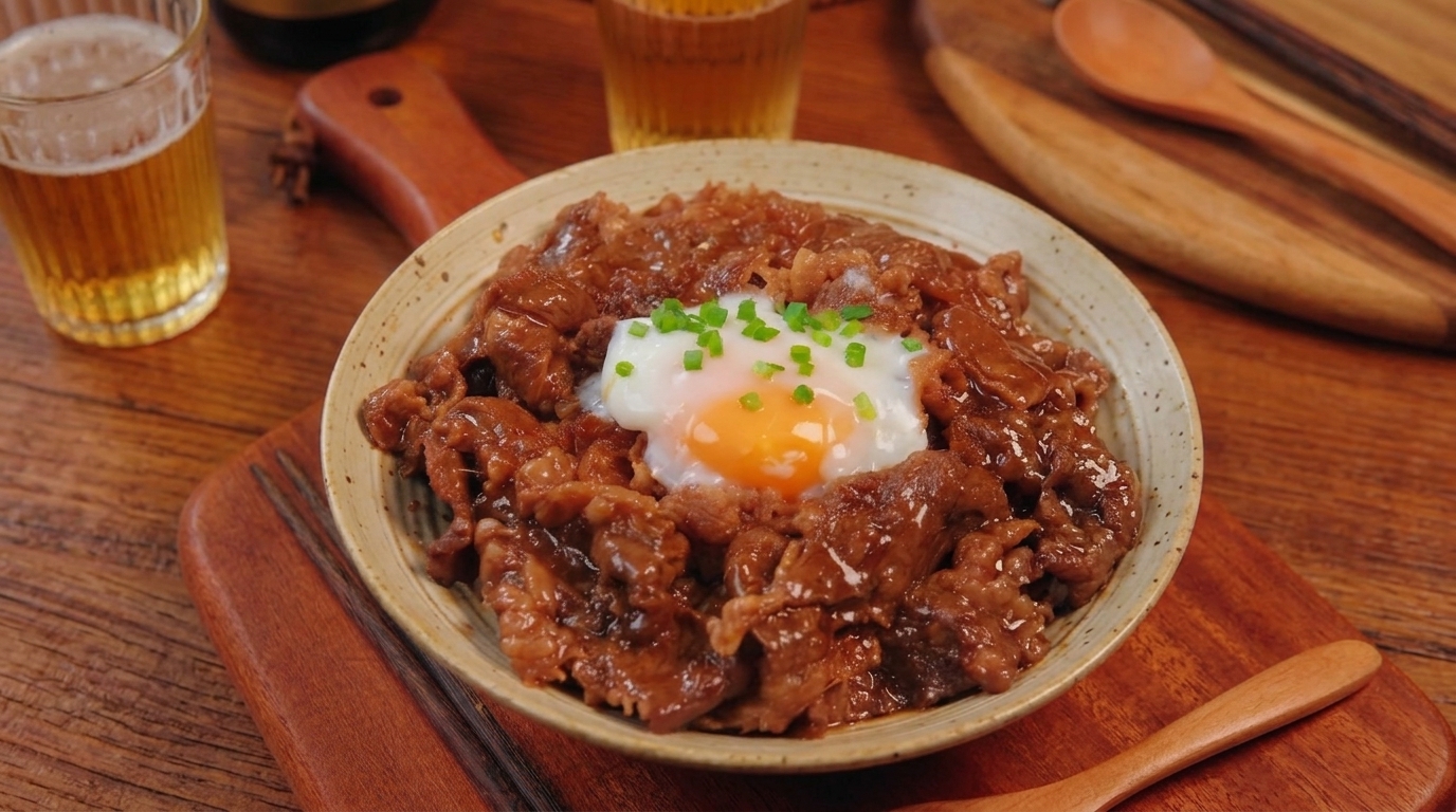 Authentic Yoshinoya-Style Gyudon (Japanese Beef Bowl)