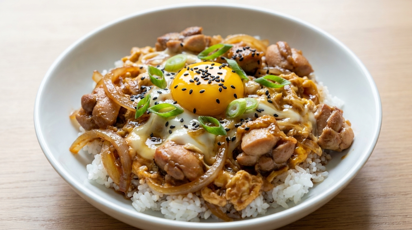 Authentic Japanese Oyakodon (Chicken and Egg Rice Bowl)