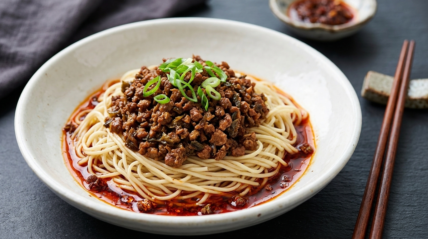 Authentic Sichuan Dandan Noodles (Dandanmian)