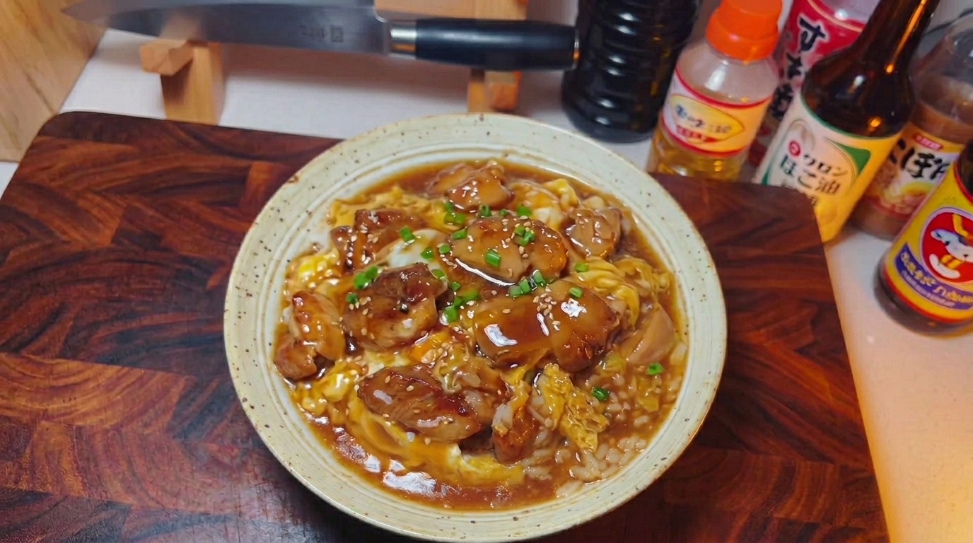 Classic Japanese Oyakodon (Chicken and Egg Rice Bowl)