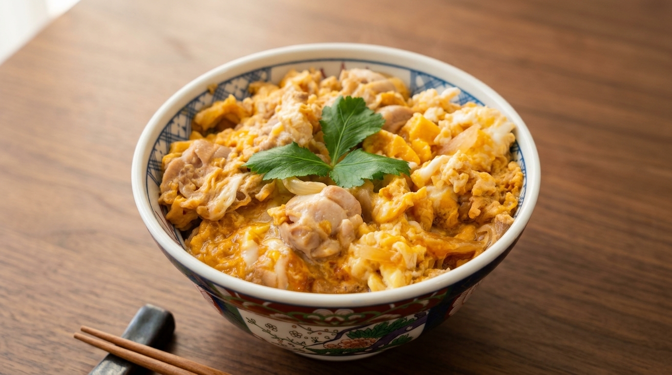 Classic Japanese Oyakodon (Chicken and Egg Rice Bowl)