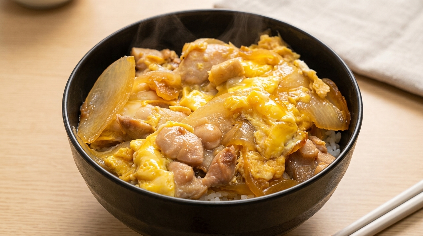 Classic Japanese Oyakodon (Chicken and Egg Bowl)