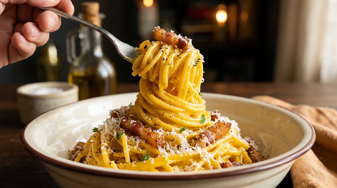 Authentic Roman Spaghetti Carbonara