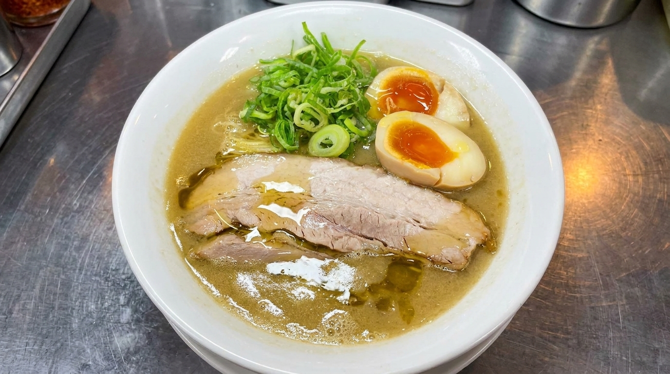 Authentic Japanese Tonkotsu Ramen