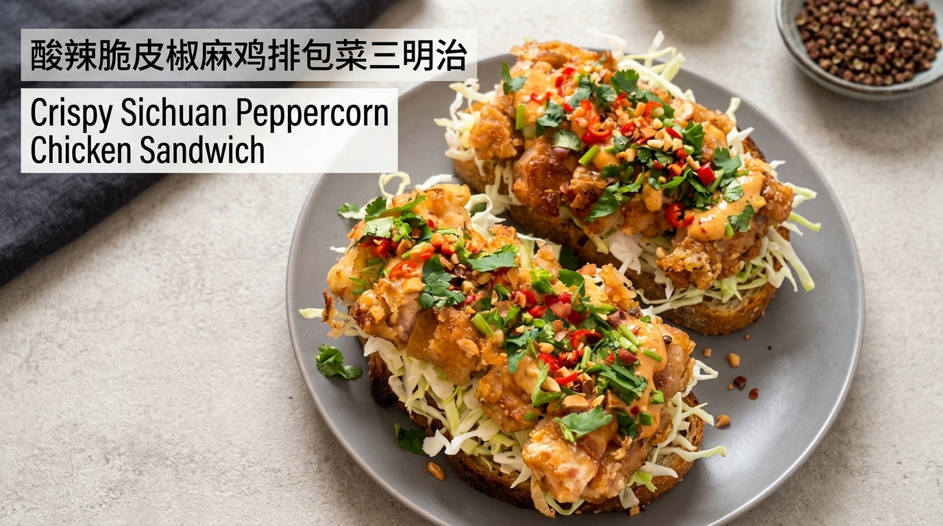 Crispy Sichuan Peppercorn Chicken Sandwich
