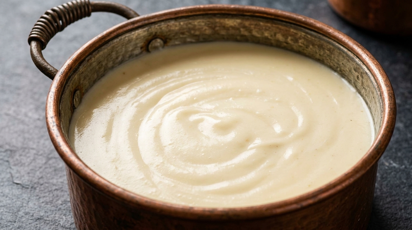 Rich Handmade White Pizza Sauce