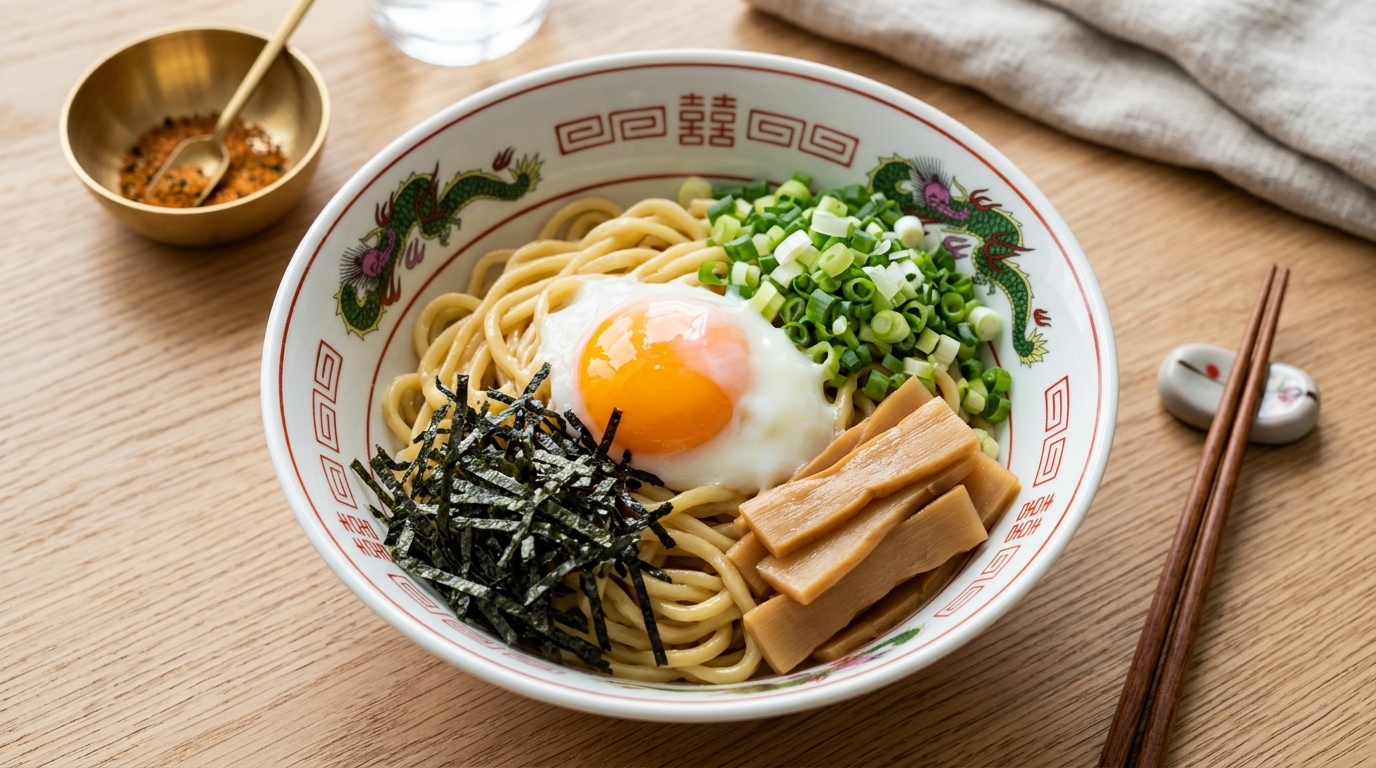 Tokyo Abura Soba (Soupless Japanese Oil Noodles)