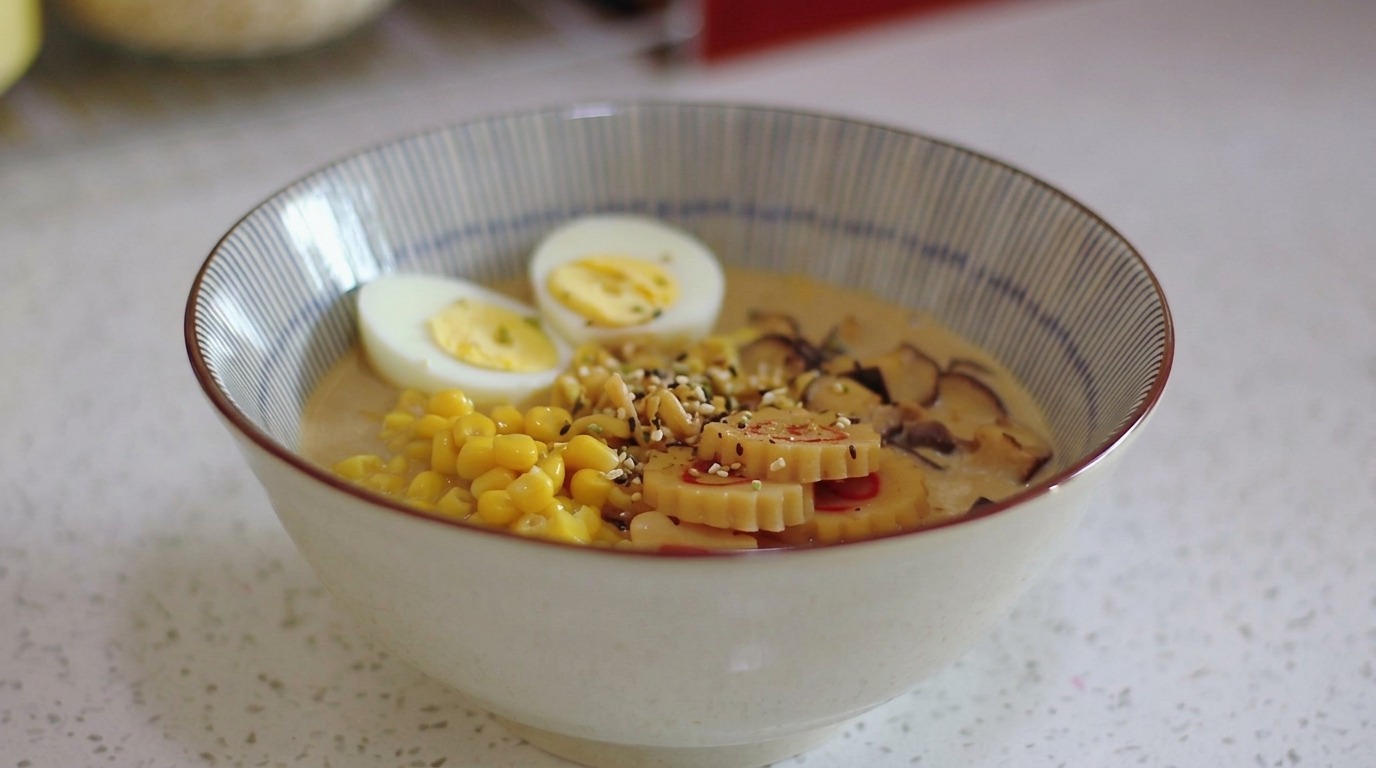 Creamy Miso Ramen with Milk Broth