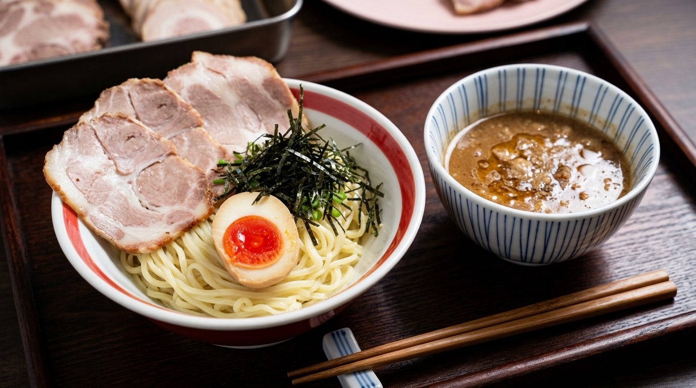 Authentic Japanese Tsukemen (Dipping Ramen)