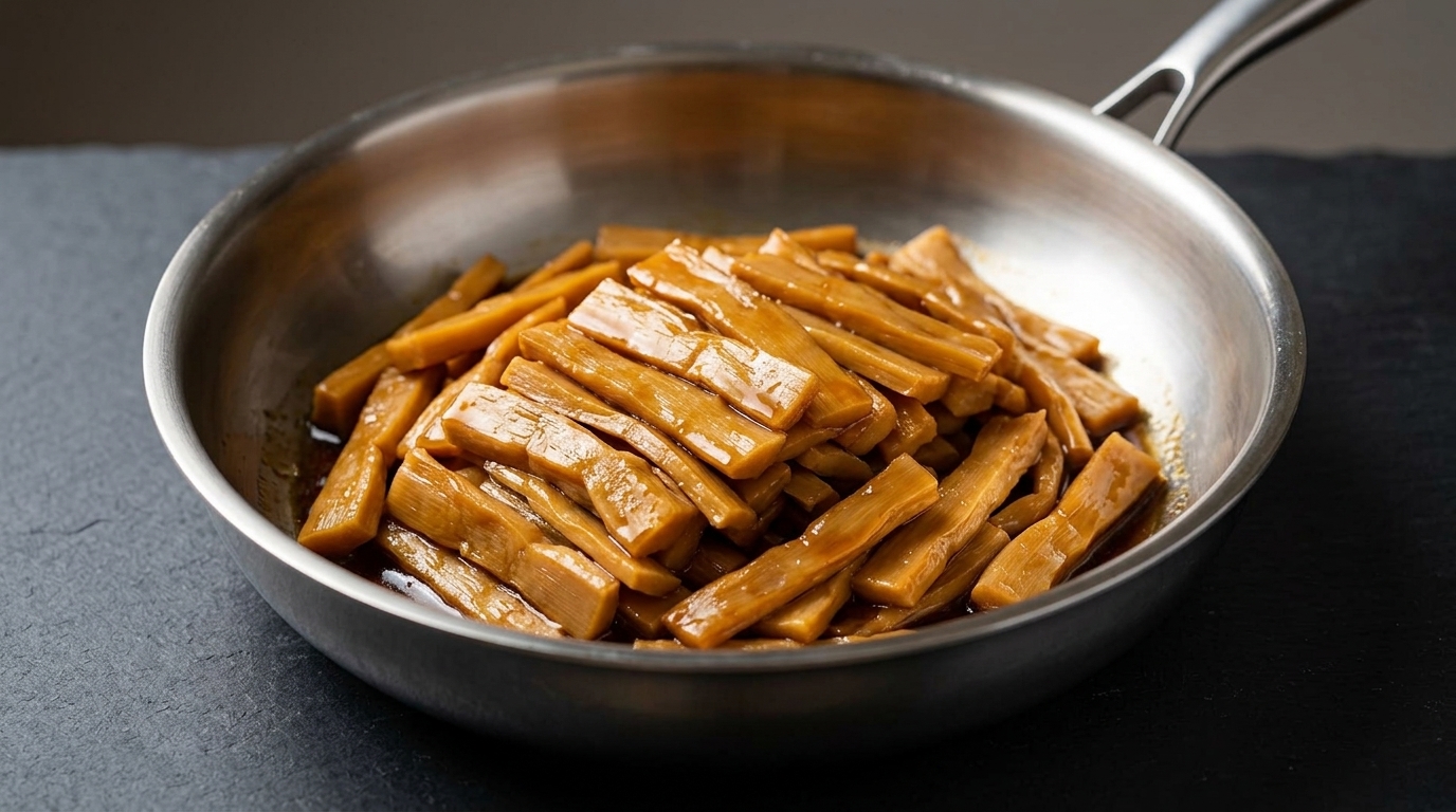 Homemade Ramen Menma (Seasoned Bamboo Shoots)