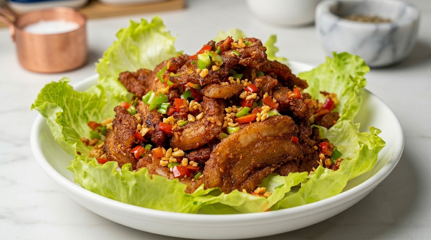 Garlic Crispy Pork Belly (Tỏi Hương Thịt Ba Chỉ)