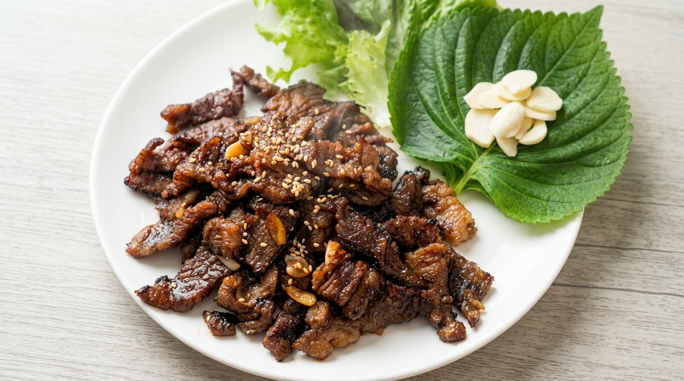 Suwon Wang Galbi-Style Marinated Grilled Beef (Korean BBQ)
