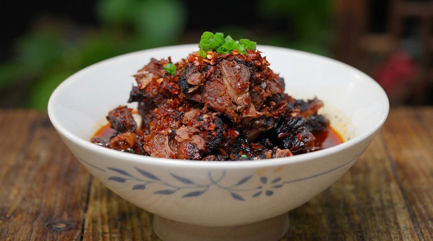 Spicy Steamed Cured Pork Ribs