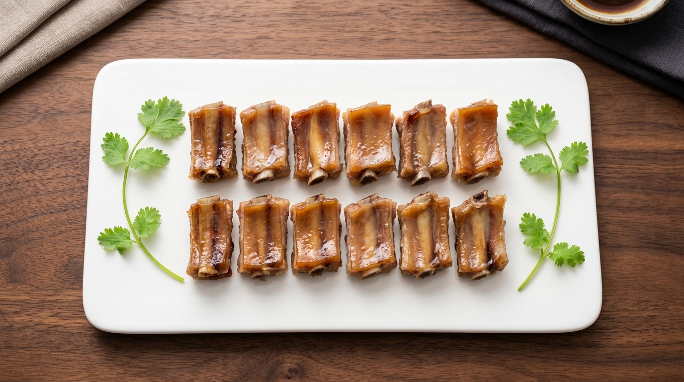 Steamed Cured Pork Ribs (Lạp Sườn Sườn Heo Chưng)