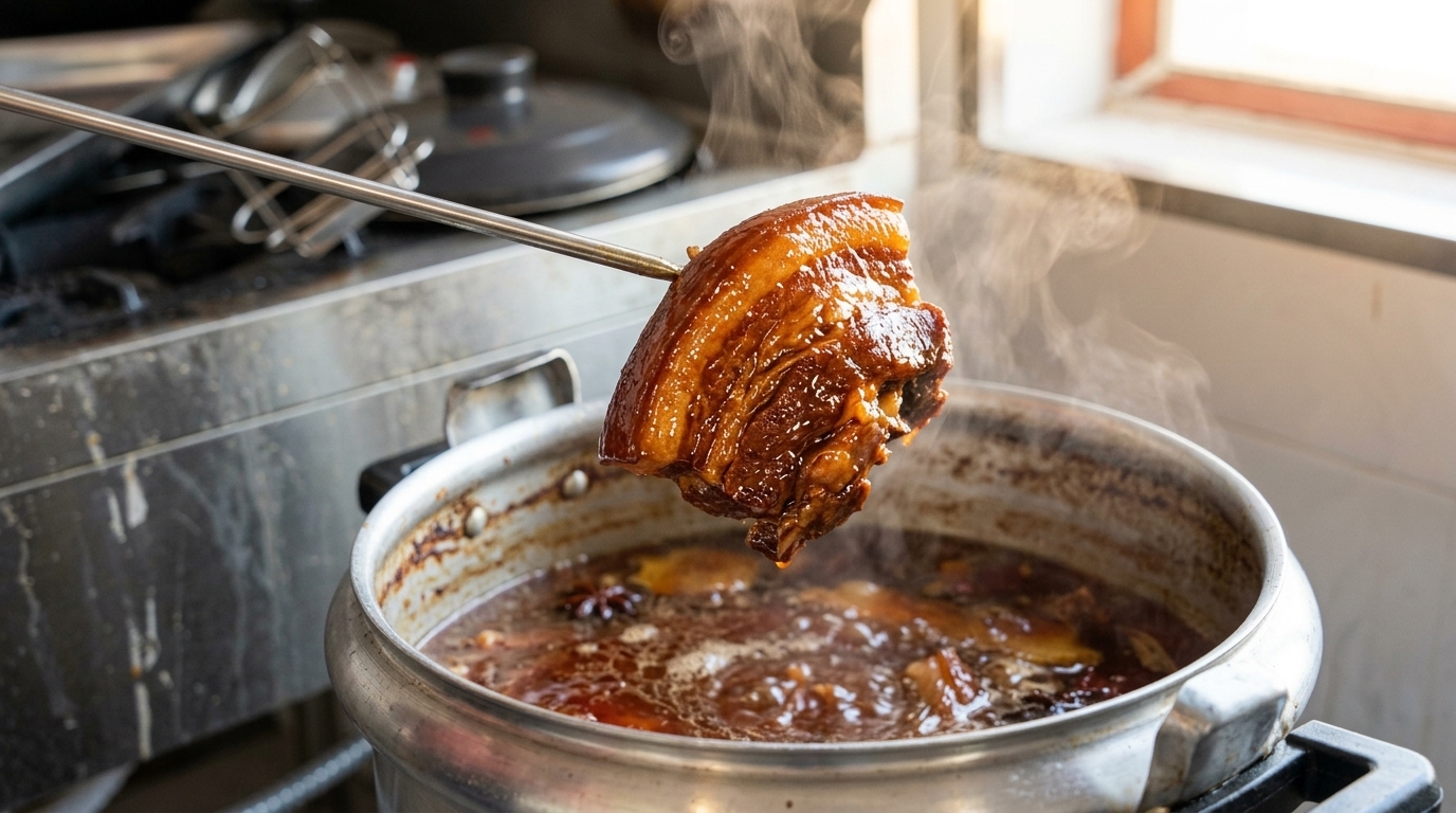 Traditional Northeast-Style Braised Pork Trotters and Meat