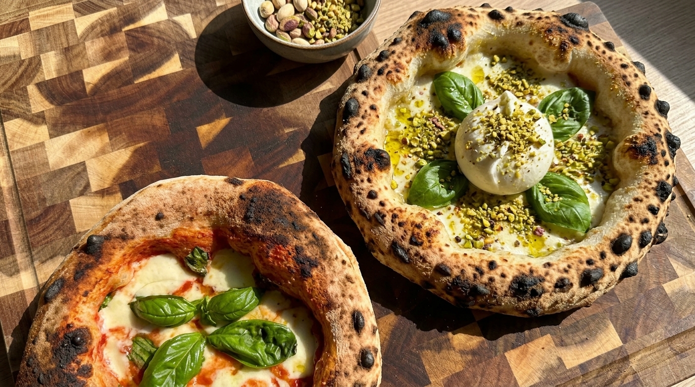 Homemade Sourdough Neapolitan-style Pizza