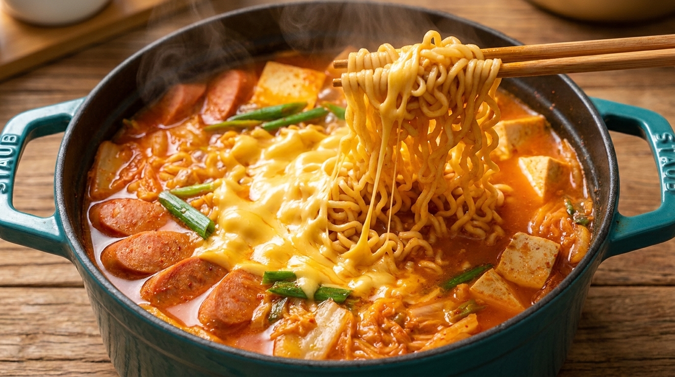 Classic Korean Army Stew (Budae Jjigae)
