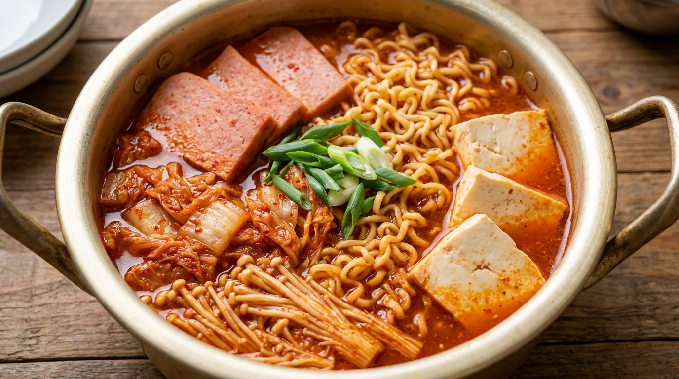 Classic Korean Army Stew (Budae Jjigae)
