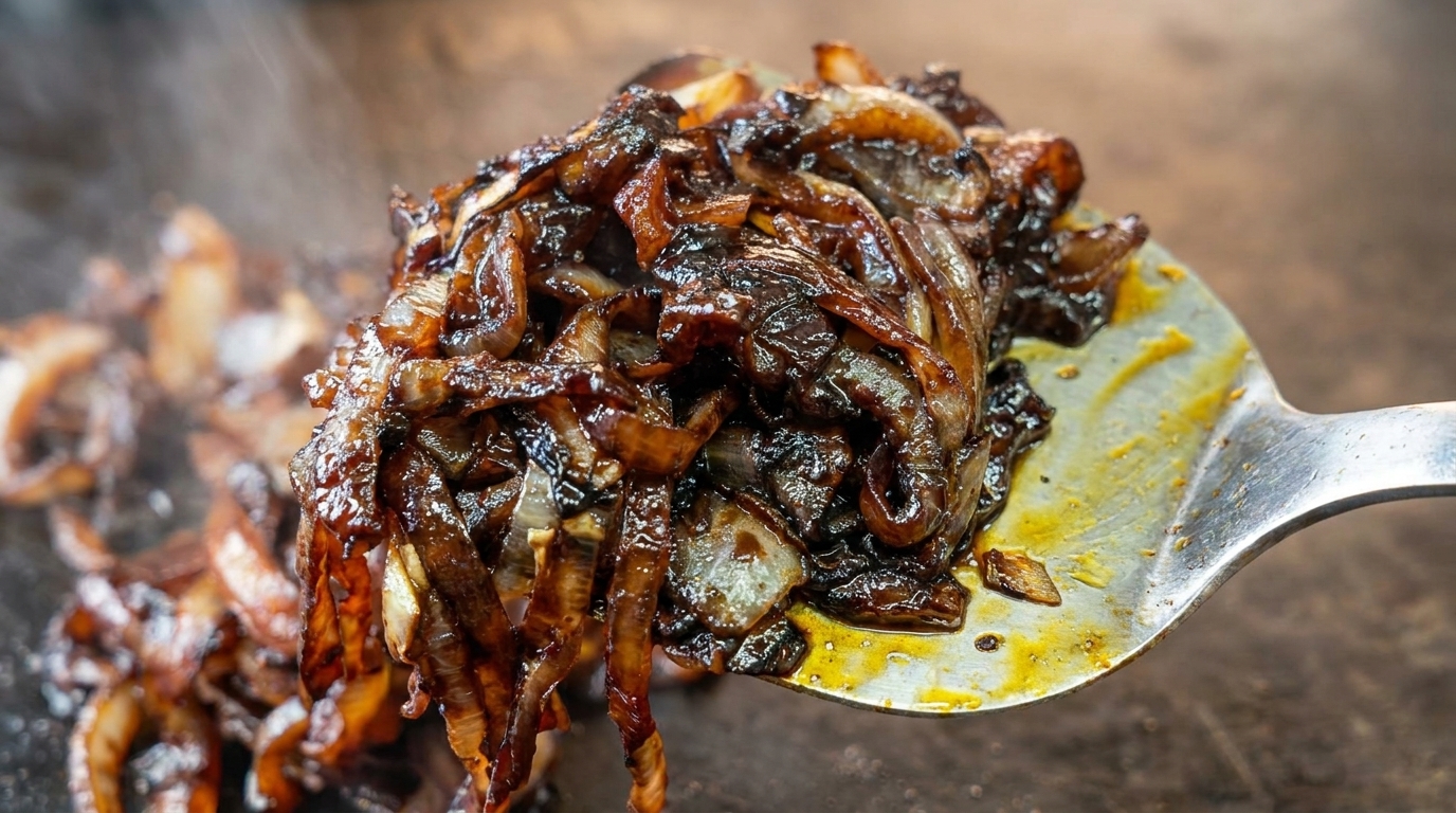 Perfectly Caramelized Onions for Burgers