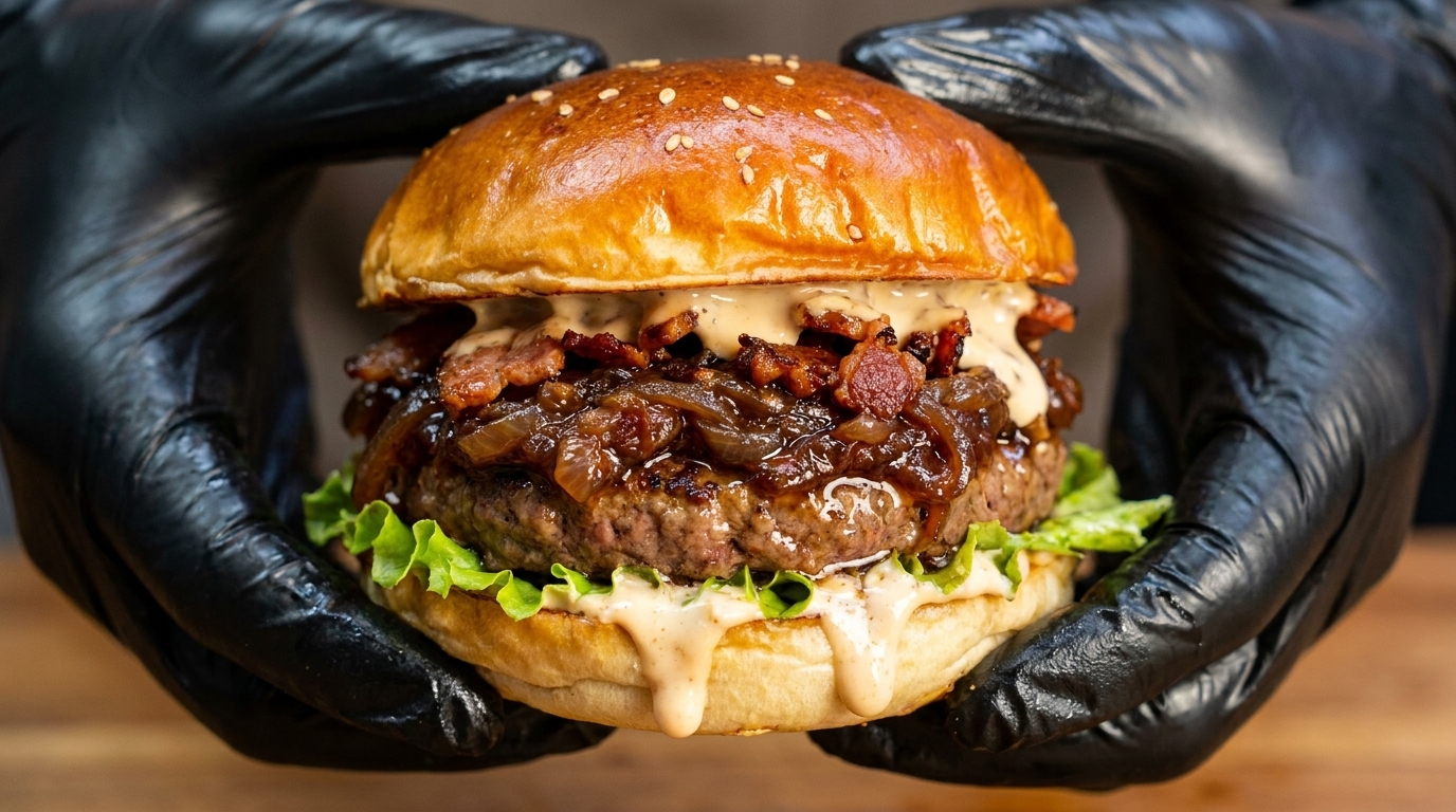 Smoked Bacon & Caramelized Onion Burger Topping