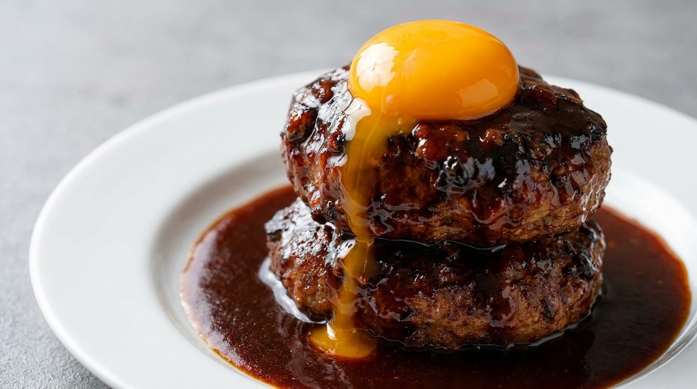Classic Japanese Hamburg Steak (Hambagu)