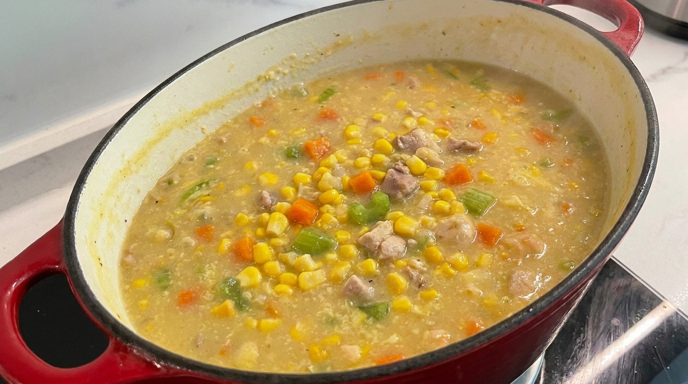 Creamy Homemade Chicken and Corn Chowder