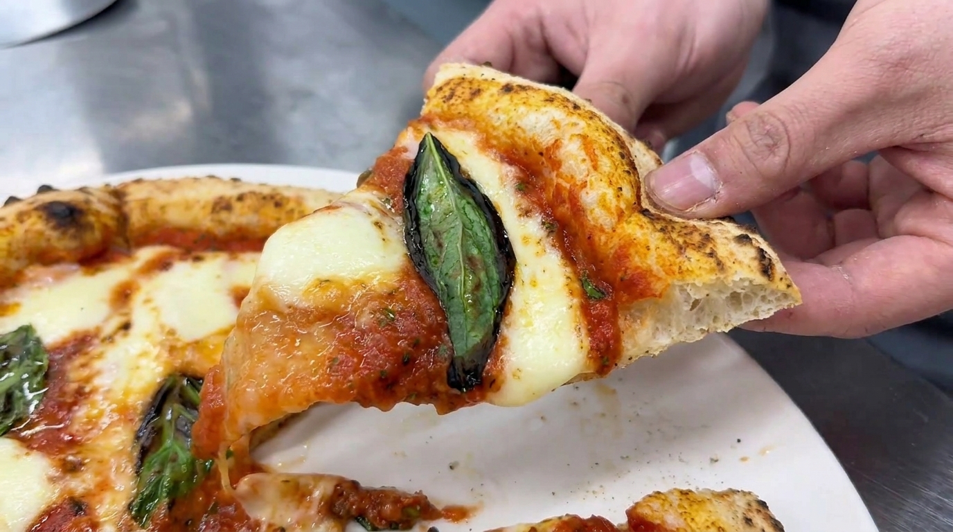 Authentic Neapolitan Margherita Pizza