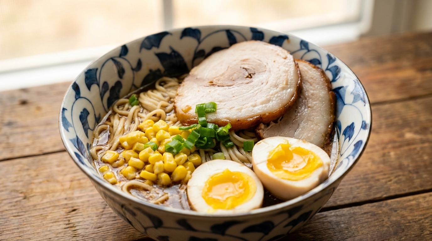 Homemade Shoyu Ramen with Chashu Pork