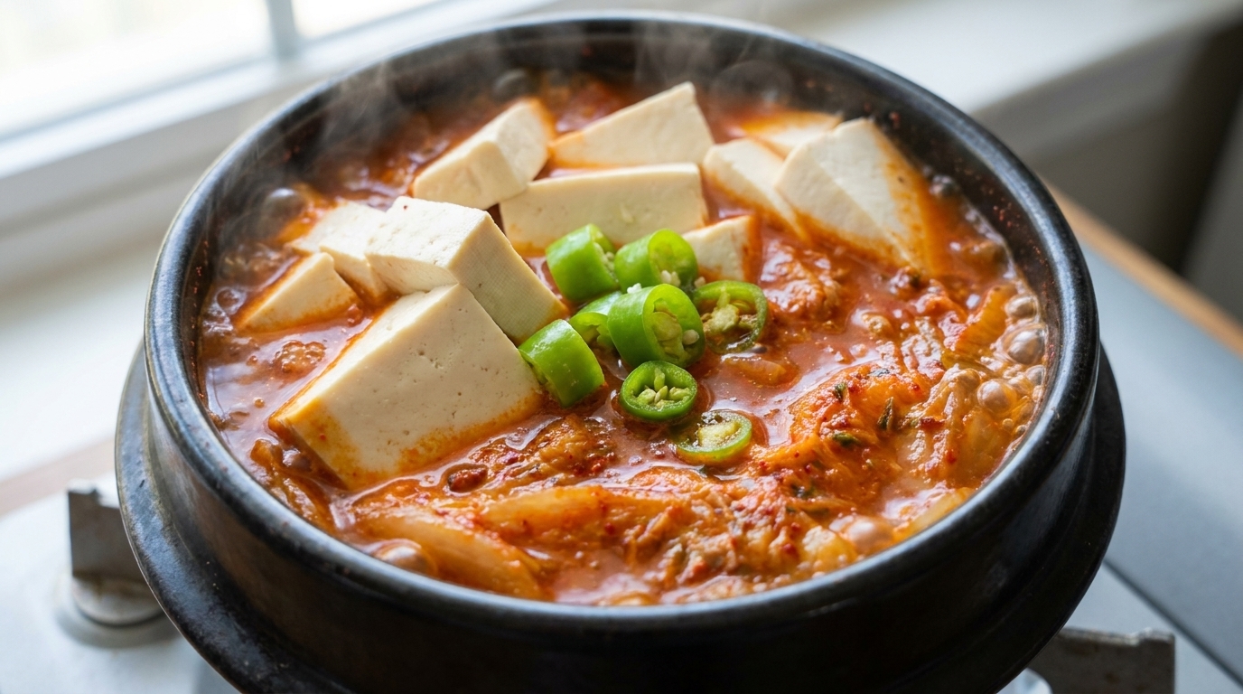 Savory Tuna Kimchi Stew (Chamchi Kimchi-jjigae)