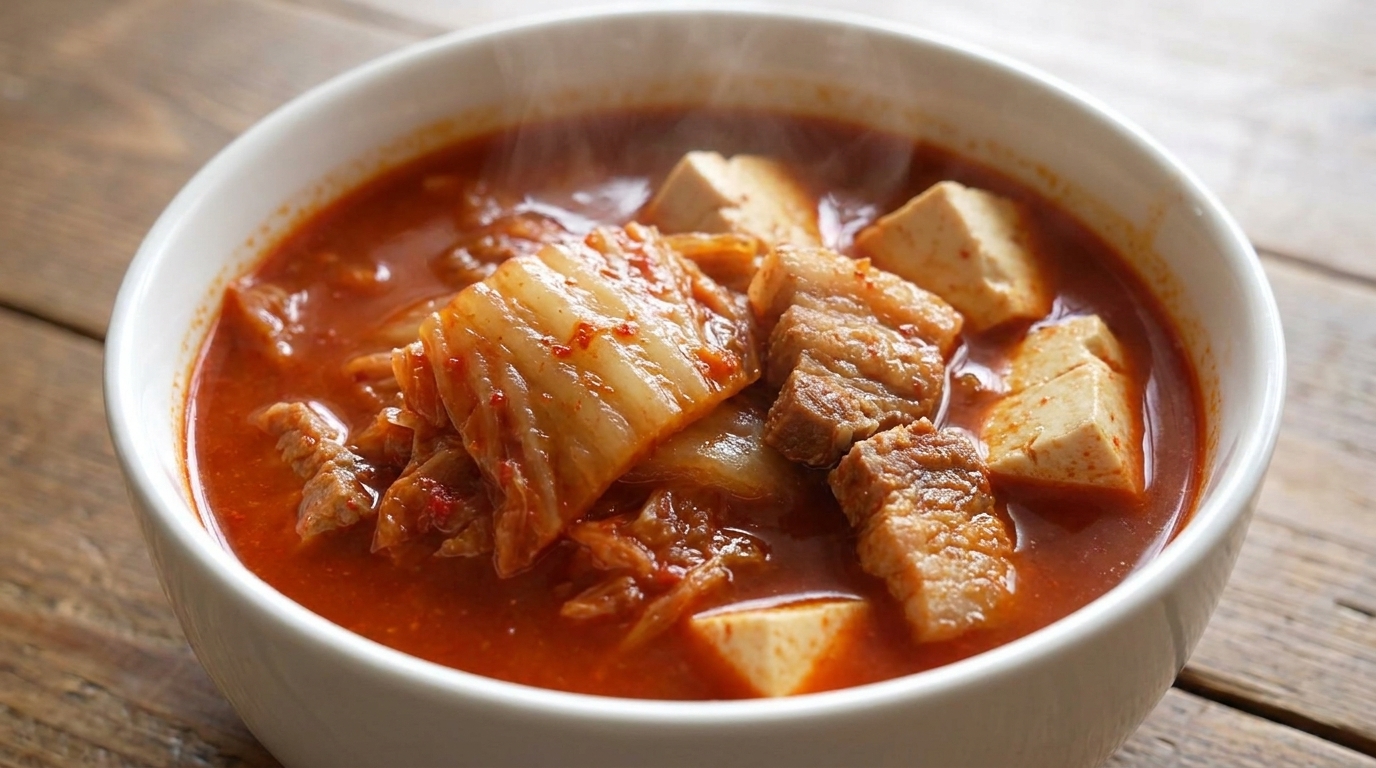 Authentic Kimchi Pork Soup (Kimchi-jjigae)