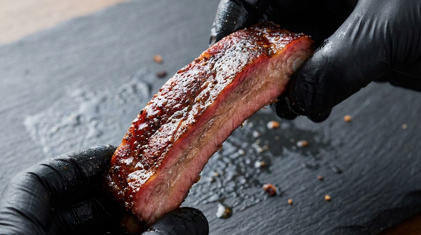 Smoked St. Louis Style Ribs with Apple Cider Mop Sauce